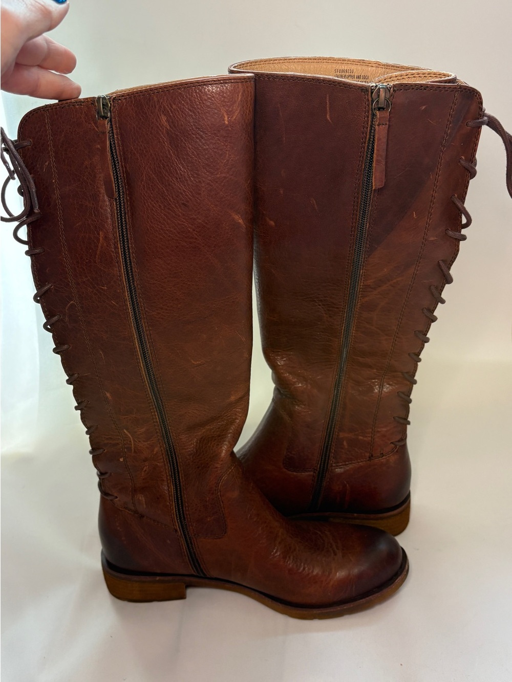 Söfft Sharnell II‎ Waterproof Leather Tall Riding Boots Whiskey Brown - Size 8.5 - Picture 8 of 10